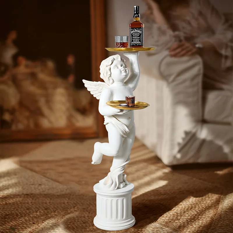 European Style Angel Sculpture Large Floor Tray Decoration Creative Living Room TV Cabinet Sofa Statue Ornaments Gift Home Decor
European Style Angel Sculpture Large Floor Tray Decoration Creative Living Room TV Cabinet Sofa Statue Ornaments Gift Home Decor