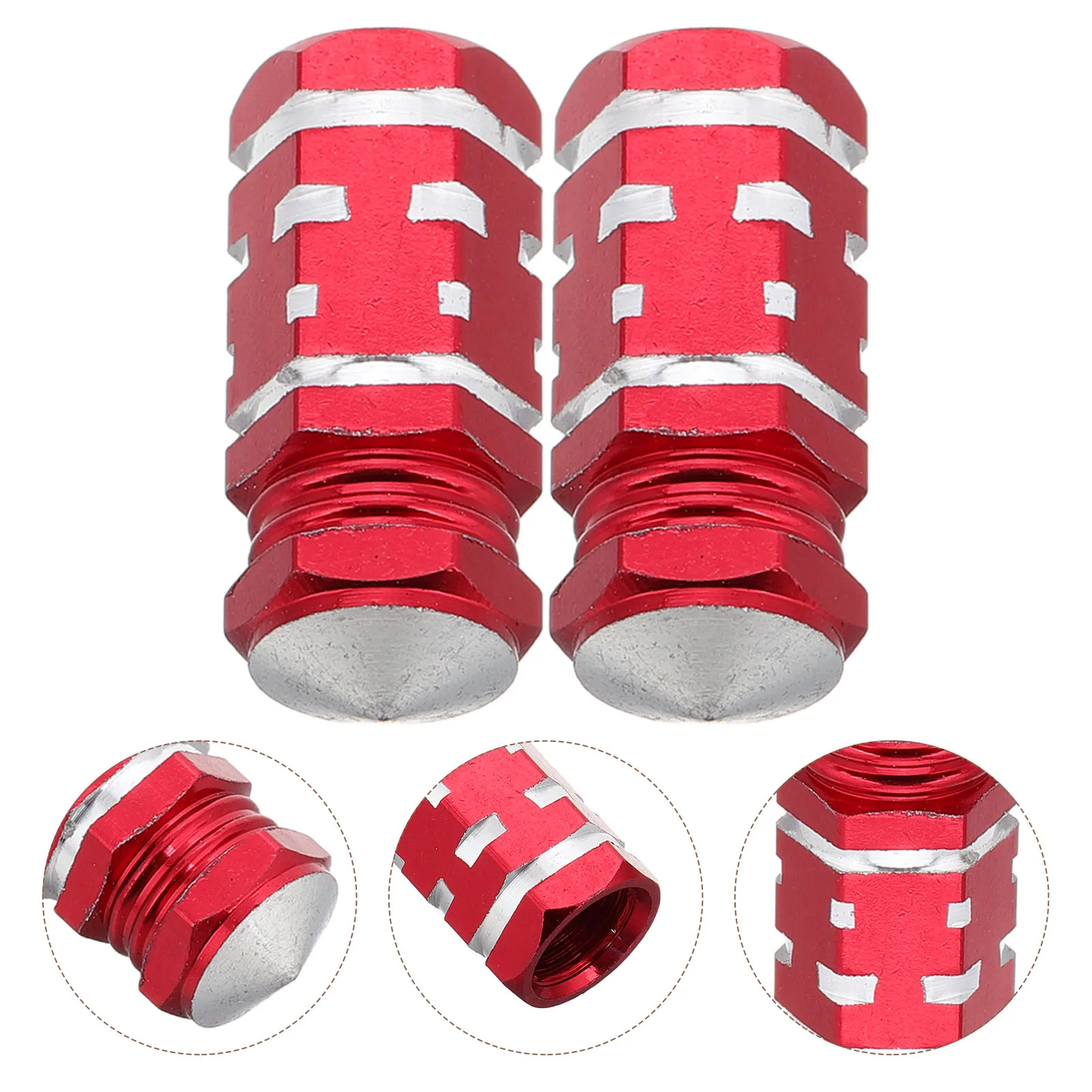 4 pcs Valve Caps Aluminum Alloy Tire Valves Compatible American Style Durable Material Cars Bicycles Replacement
4 pcs Valve Caps Aluminum Alloy Tire Valves Compatible American Style Durable Material Cars Bicycles Replacement