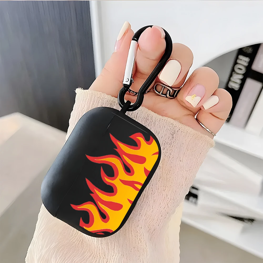 Cool Flame Pattern Silicone Tpu Earphone Case For AirPods 1/2/3/4 Earbuds Case For AirPods Pro2/Pro3/Pro Shockproof Soft Cover
Cool Flame Pattern Silicone Tpu Earphone Case For AirPods 1/2/3/4 Earbuds Case For AirPods Pro2/Pro3/Pro Shockproof Soft Cover