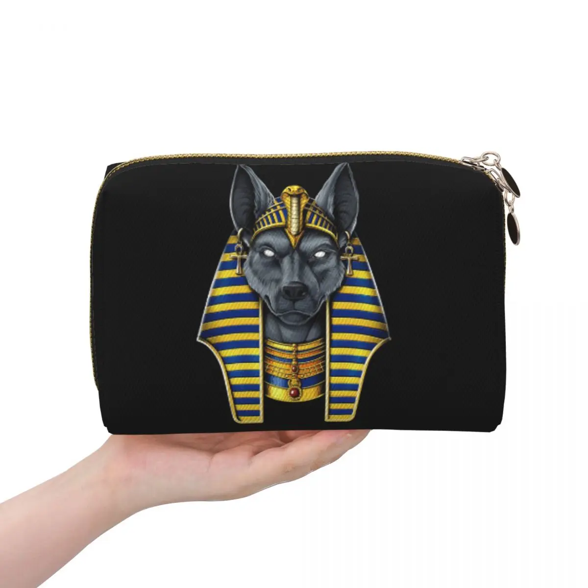 Египетский Бог Анубис 1, женские косметички, дорожный органайзер для макияжа, сумка для хранения туалетных принадлежностей, Dopp Kit Box
Египетский Бог Анубис 1, женские косметички, дорожный органайзер для макияжа, сумка для хранения туалетных принадлежностей, Dopp Kit Box