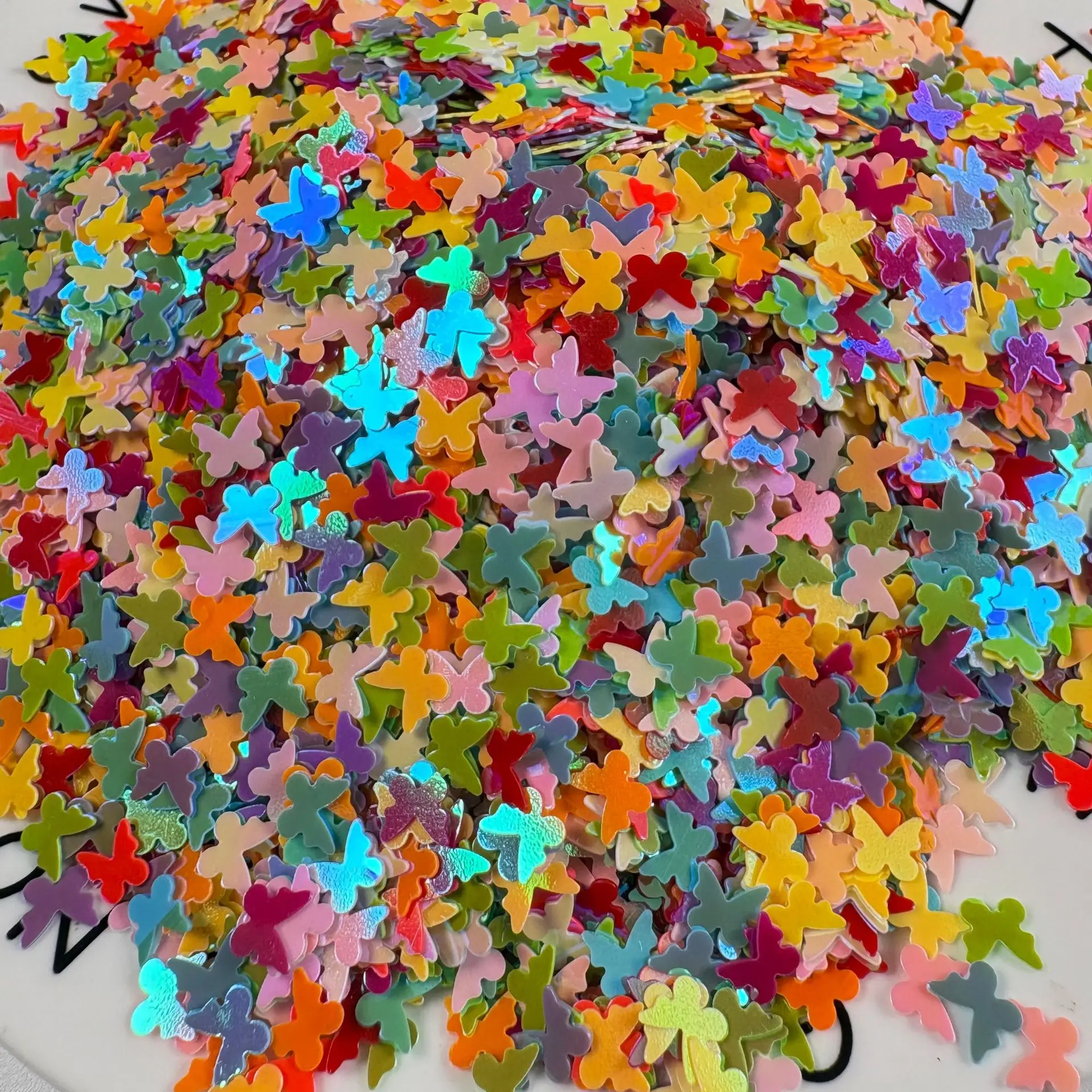 500g/bag 7mm Colorful Butterfly Sequins Glitter Flakes for Nail Art Slime Liquid Sand Fillers DIY Manicure Decoration Accessorie
500g/bag 7mm Colorful Butterfly Sequins Glitter Flakes for Nail Art Slime Liquid Sand Fillers DIY Manicure Decoration Accessorie