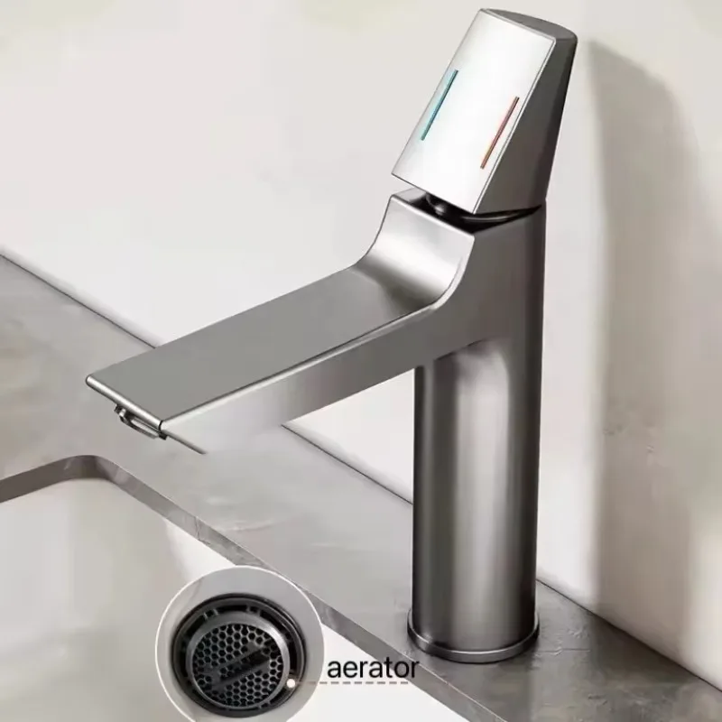 Chromium-zinc Alloy Single Handle Waterfall Faucet Hotel Basin Bathroom Faucet Hot and Cold Water Ceramic Valve Core
Chromium-zinc Alloy Single Handle Waterfall Faucet Hotel Basin Bathroom Faucet Hot and Cold Water Ceramic Valve Core