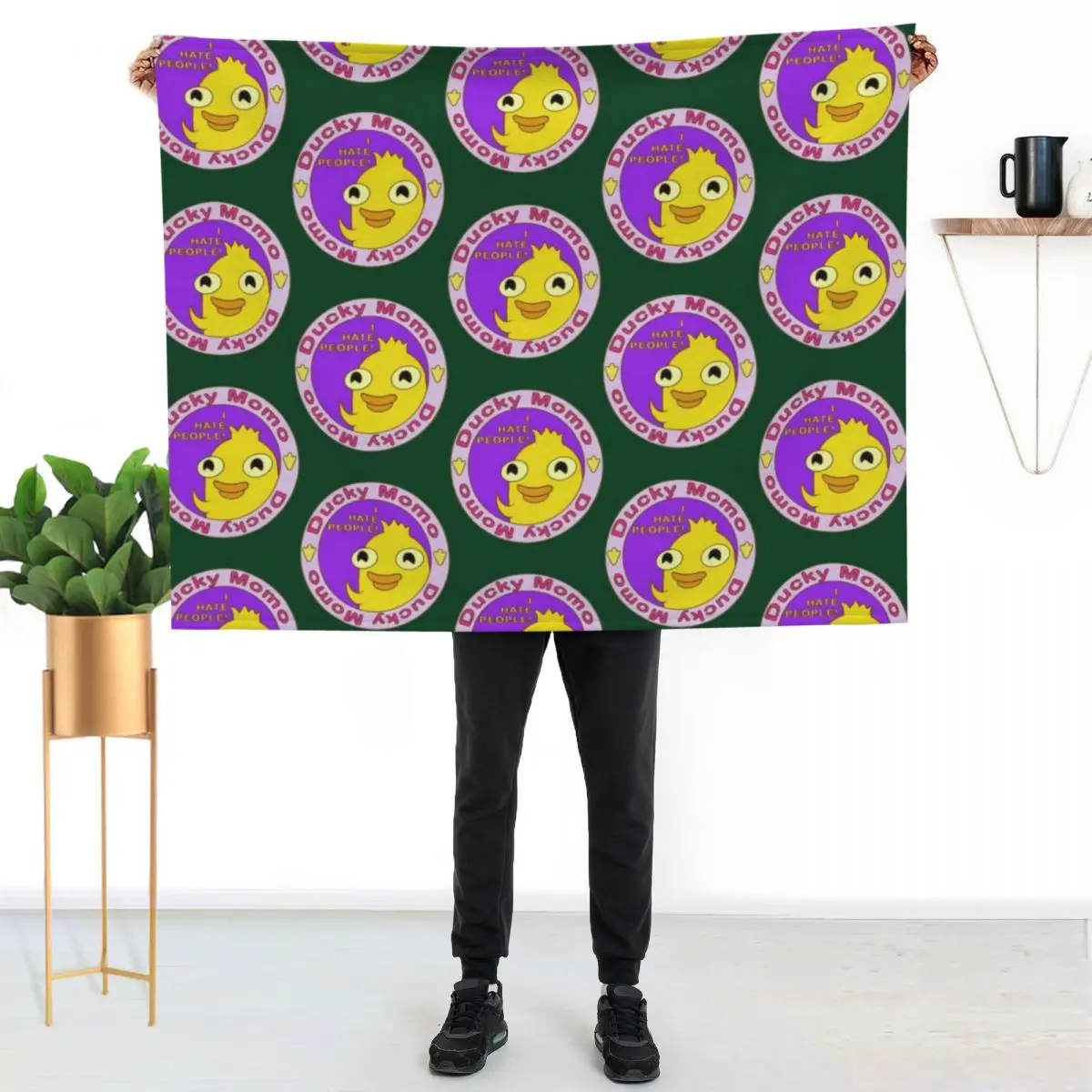 Ducky Momo I Hate People Throw Blanket Lightweight Warm Blanket for Travel Camping
Ducky Momo I Hate People Throw Blanket Lightweight Warm Blanket for Travel Camping