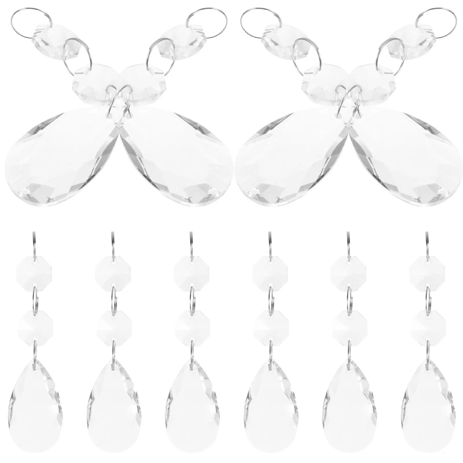 10Pcs Crystal Pendant Hanging Decoration Ceiling Light Decor Simulated Crystal Chandelier Pendants Wedding Home Hanging Crystals
10Pcs Crystal Pendant Hanging Decoration Ceiling Light Decor Simulated Crystal Chandelier Pendants Wedding Home Hanging Crystals