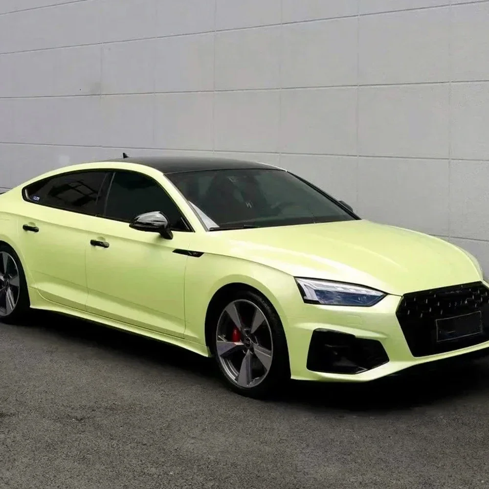 High Quality Crystal Chanell Yellow Glossy Vinyl Film PET Vinyl Wrap Air Bubble Free Car Wrapping Styling Automobile Accessories
High Quality Crystal Chanell Yellow Glossy Vinyl Film PET Vinyl Wrap Air Bubble Free Car Wrapping Styling Automobile Accessories