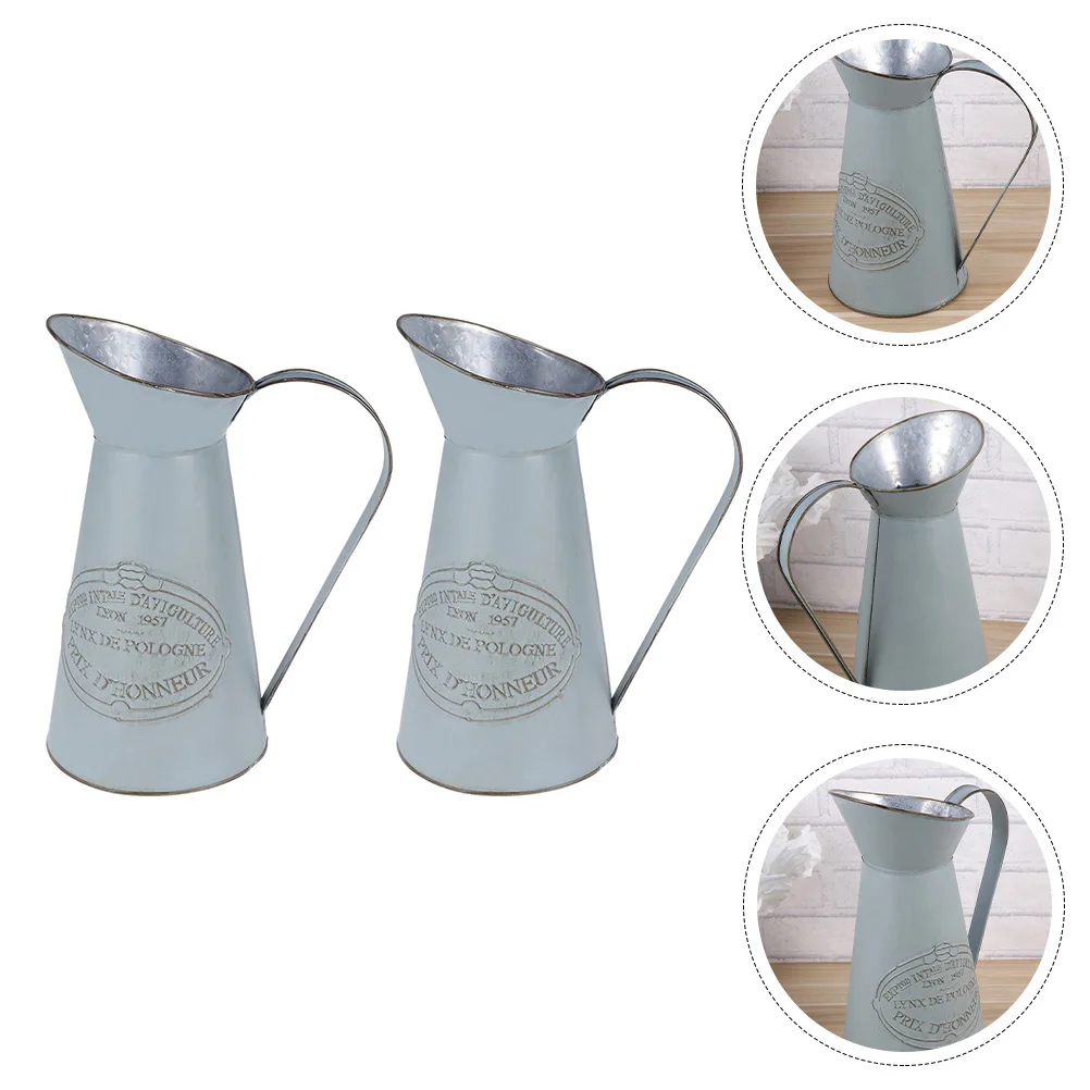 2 Pcs Iron Vase Retro Flower Arrangement Ware Decorative Home Accessories Container Storage Household Practical
2 Pcs Iron Vase Retro Flower Arrangement Ware Decorative Home Accessories Container Storage Household Practical