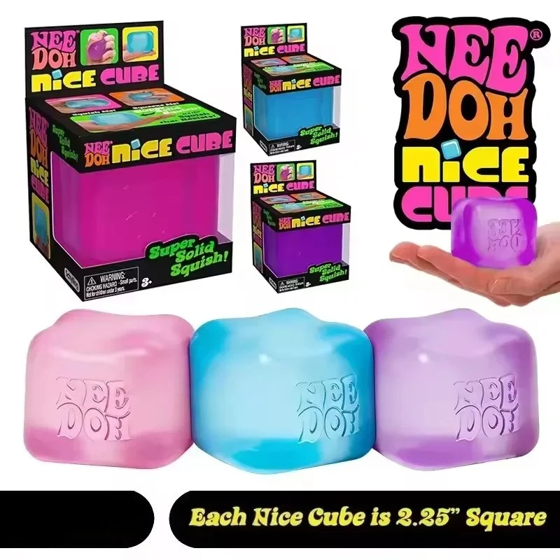 NEW HOT NeeDoh Nice Ice Squish Toy Super Solid Cube Squeeze Sensory Fidget Toy Stress Relief for Adults Squeeze Toy fidget Toy
NEW HOT NeeDoh Nice Ice Squish Toy Super Solid Cube Squeeze Sensory Fidget Toy Stress Relief for Adults Squeeze Toy fidget Toy