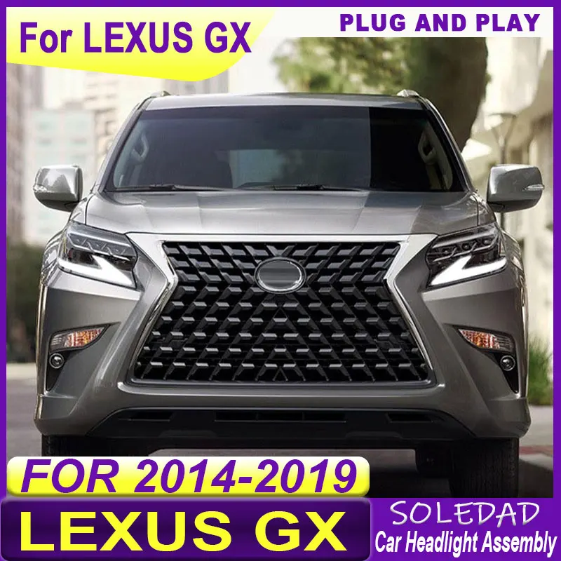 Car LED Headlights For Lexus GX 2014-2020 Upgrade Modified to New DRL Dynamic Turn Signal LED Headlight Auto Accessories
Car LED Headlights For Lexus GX 2014-2020 Upgrade Modified to New DRL Dynamic Turn Signal LED Headlight Auto Accessories