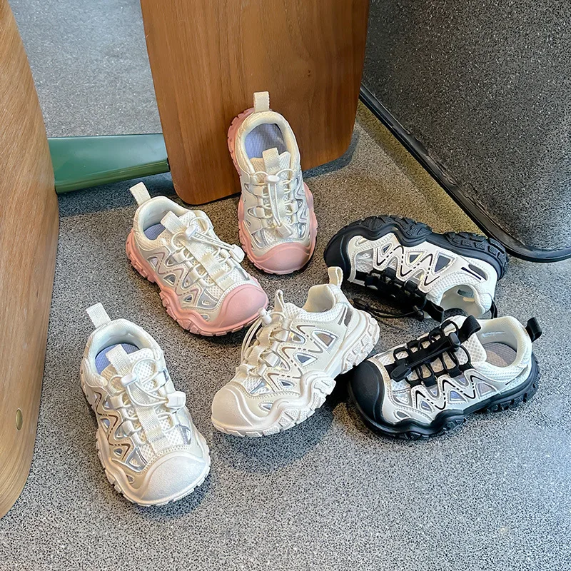New Children's Outdoor Hiking Mountaineering Shoes Girls Summer Breathable Hollow Sport Boys Soft Bottom Casual Shoes Sneakers
New Children's Outdoor Hiking Mountaineering Shoes Girls Summer Breathable Hollow Sport Boys Soft Bottom Casual Shoes Sneakers