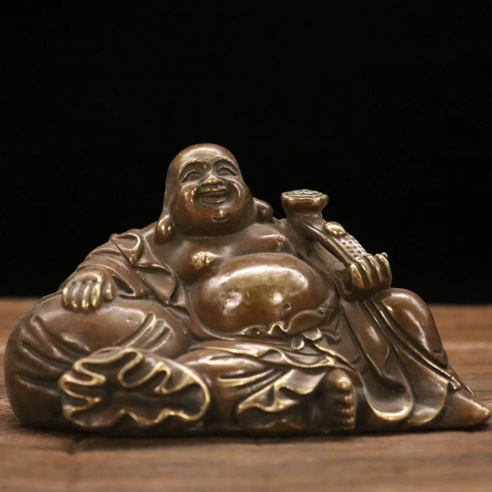 Maitreya Buddha Figurine: Living Room and Office Decor—Laughing Buddha with A Big Belly and A Ruyi Scepter
Maitreya Buddha Figurine: Living Room and Office Decor—Laughing Buddha with A Big Belly and A Ruyi Scepter