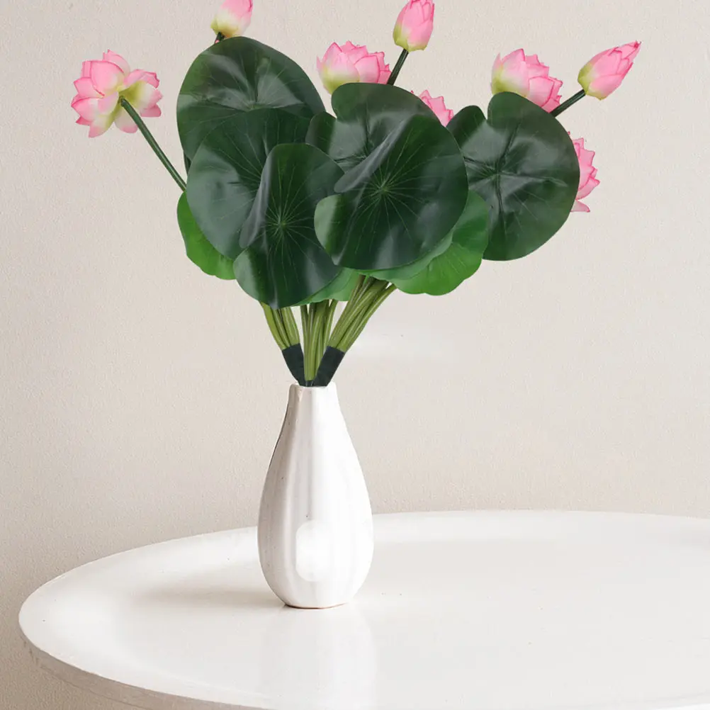 3 Pcs Plants Artificial Lotus Flower Indoor Household Flowers for Decoration Pink Silk Cloth Faux
3 Pcs Plants Artificial Lotus Flower Indoor Household Flowers for Decoration Pink Silk Cloth Faux