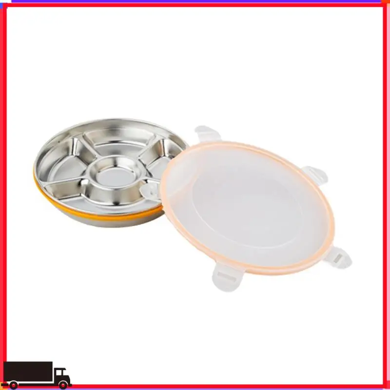 Premium Divided Serving Tray With Lid Snack Fruit Tray Stainless Steel 5 Compartments Platter Snackle Boxes Container
Premium Divided Serving Tray With Lid Snack Fruit Tray Stainless Steel 5 Compartments Platter Snackle Boxes Container