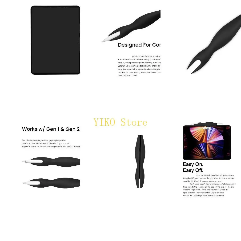 K32C Silicone Pen Grip Case Compatible for Pencil 2 Touch Pen Enhancing Comfortable Grip in Creative Work
K32C Silicone Pen Grip Case Compatible for Pencil 2 Touch Pen Enhancing Comfortable Grip in Creative Work