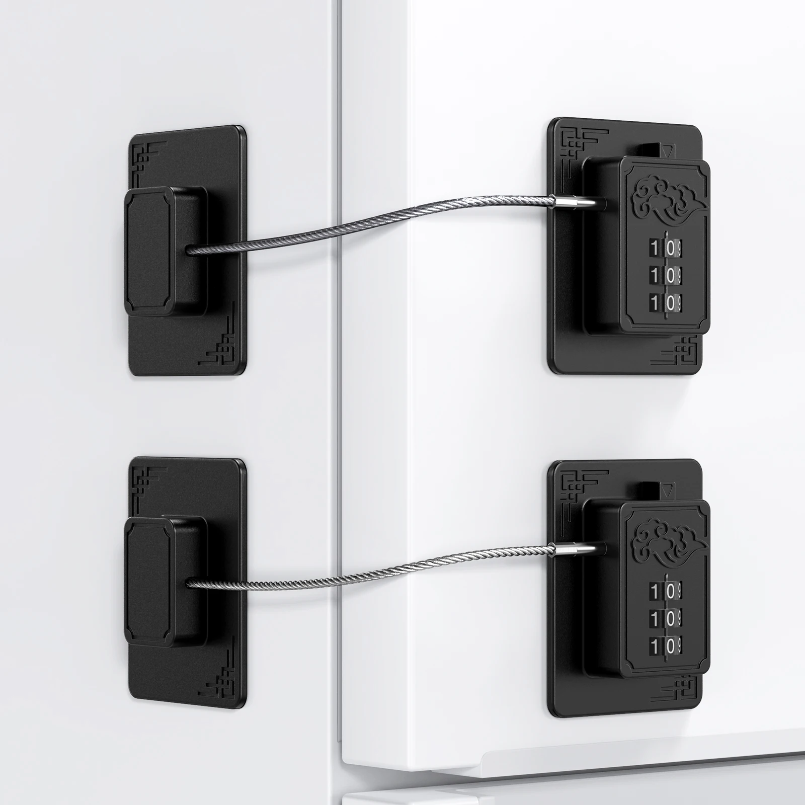 2PCS Refrigerator Lock with Code Password Child Safety Door Window Lock Stick-on Combination Lock for Fridge Cabinets Drawers
2PCS Refrigerator Lock with Code Password Child Safety Door Window Lock Stick-on Combination Lock for Fridge Cabinets Drawers
