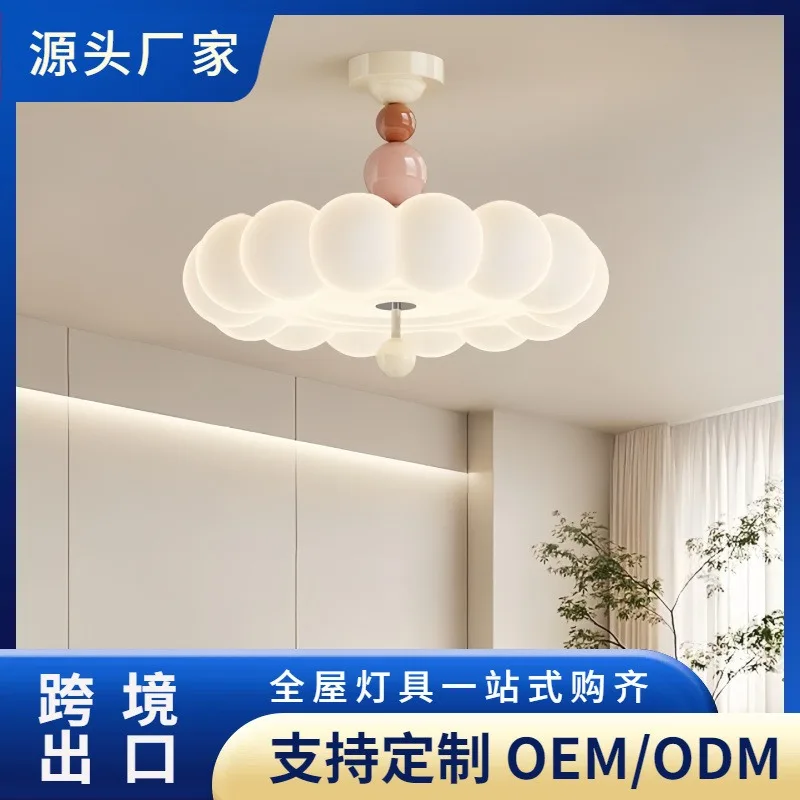 Cream wind bedroom chandelier French medieval full spectrum eye protection modern simple children's room lamp
Cream wind bedroom chandelier French medieval full spectrum eye protection modern simple children's room lamp