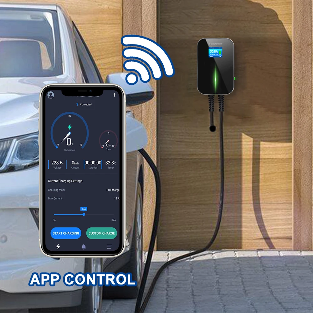 Беспроводная Автомобильная зарядная станция типа 2 22 кВт iec 62196 с Wi-Fi для смартфонов
Беспроводная Автомобильная зарядная станция типа 2 22 кВт iec 62196 с Wi-Fi для смартфонов