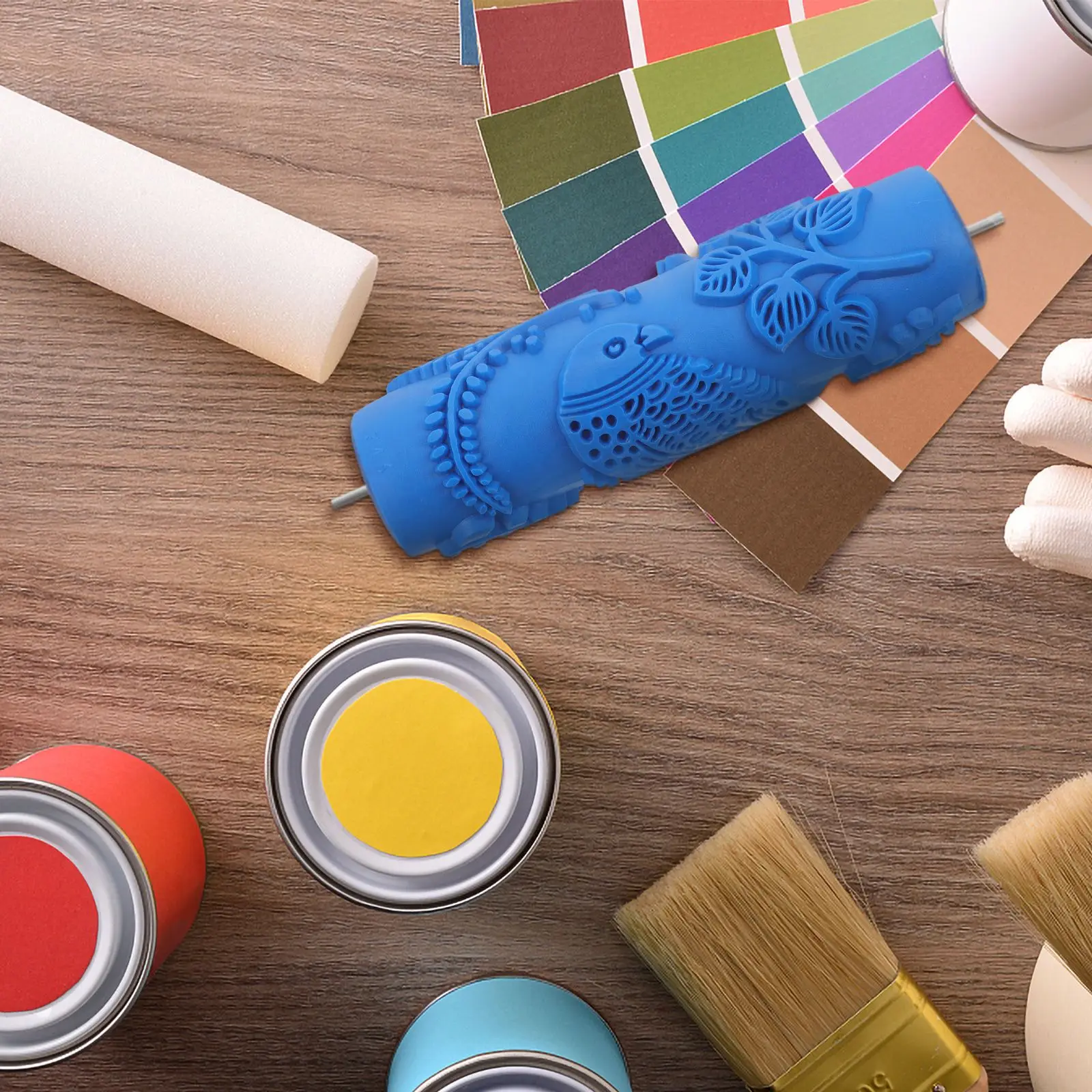 7 Inch Patterned Texture Paint Roller DIY Wall Decoration Grain Rubber Rollers Embossing Decorative Art Tools For Walls Painting
7 Inch Patterned Texture Paint Roller DIY Wall Decoration Grain Rubber Rollers Embossing Decorative Art Tools For Walls Painting