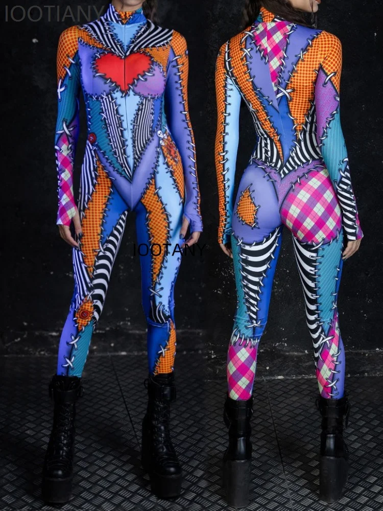 Women's Sexy Clown Tights Halloween Carnival Party Voodoo Doll Costume Aerial Stage Performance Cosplay Costume Zentai Suit 2025
Women's Sexy Clown Tights Halloween Carnival Party Voodoo Doll Costume Aerial Stage Performance Cosplay Costume Zentai Suit 2025