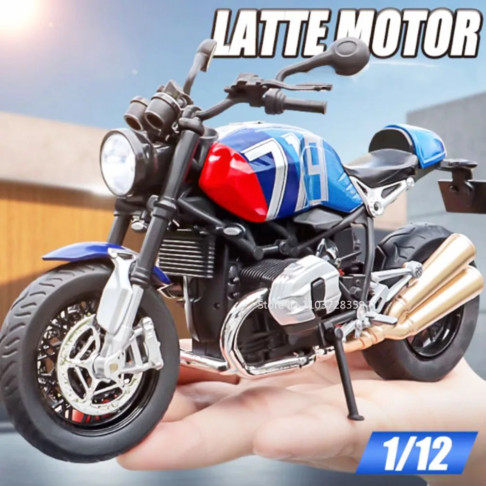 1:12 R NineT HP4 Motorcycle Toy Models Alloy Diecast Miniature Motorbikes Sound Light Shock Absorption Birthday Toys Presents
1:12 R NineT HP4 Motorcycle Toy Models Alloy Diecast Miniature Motorbikes Sound Light Shock Absorption Birthday Toys Presents