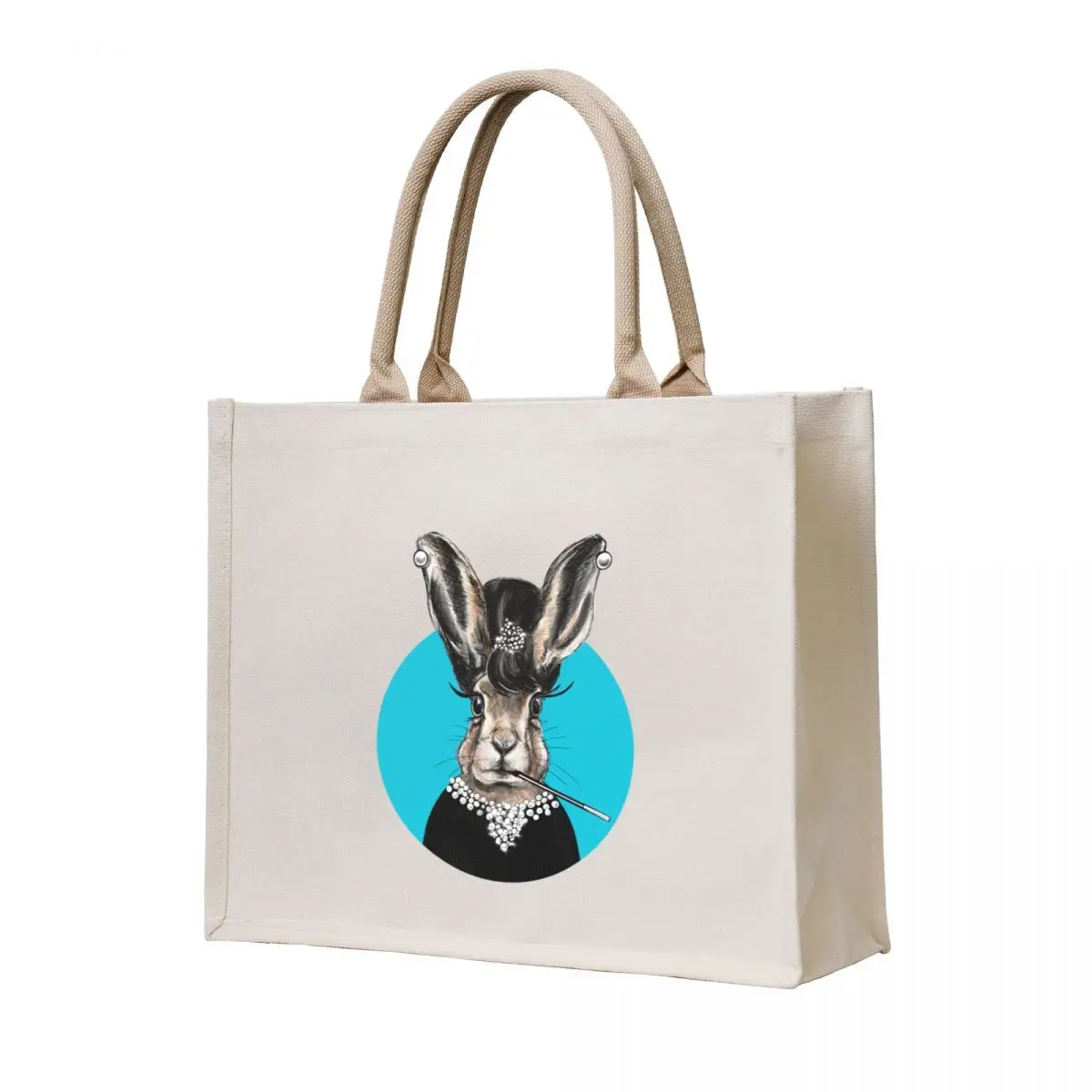Audrey Fashion Hare Bunny Tote Bag custom fabric bag canvas tote bag shopper bags
Audrey Fashion Hare Bunny Tote Bag custom fabric bag canvas tote bag shopper bags