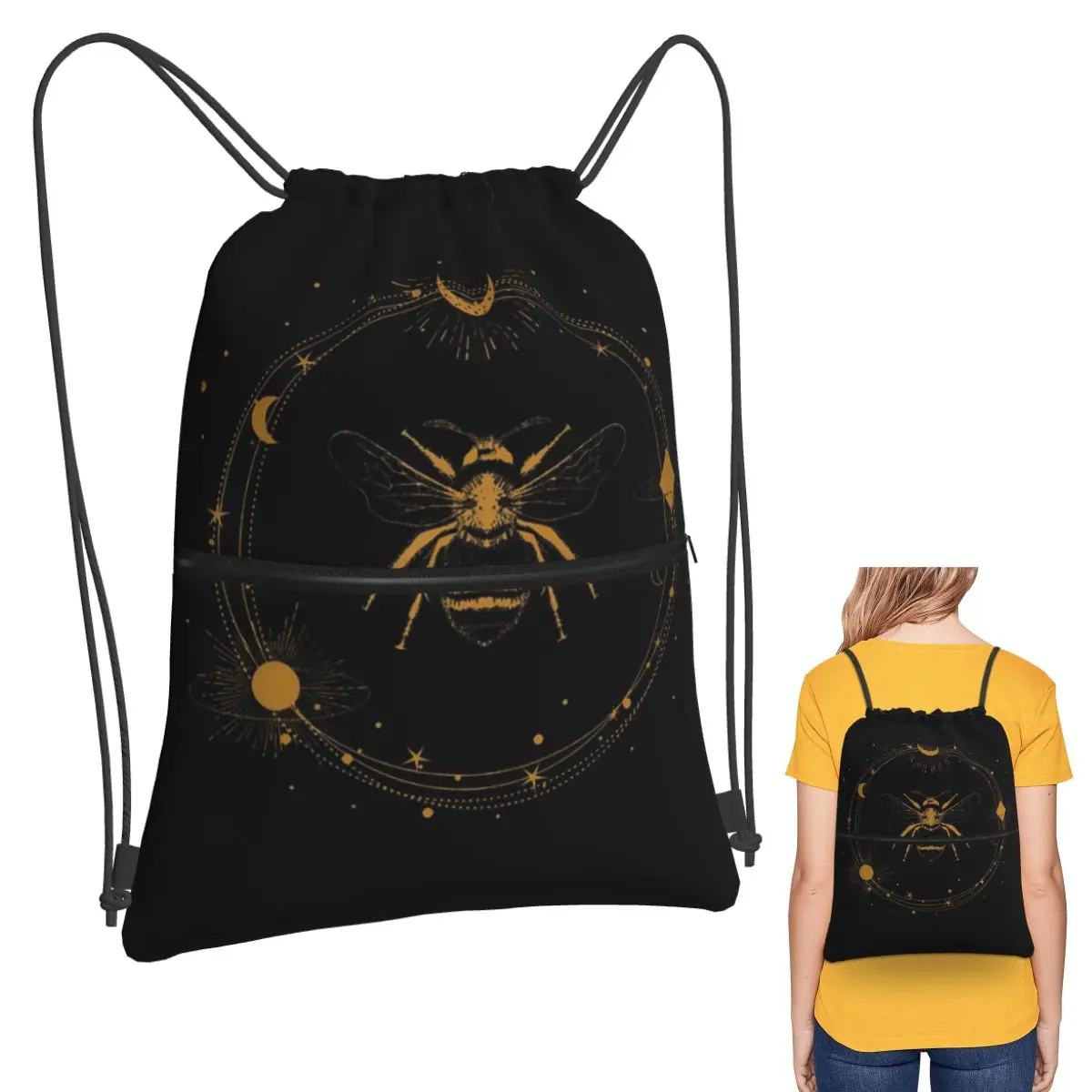 Dark Academia Bee Cottagecore Backpacks Multi-function Drawstring Bags Shoes Bag Book Bags for Travel Students
Dark Academia Bee Cottagecore Backpacks Multi-function Drawstring Bags Shoes Bag Book Bags for Travel Students