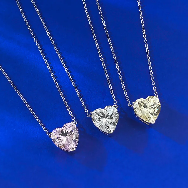 Vecalon Full Moissanite Pendant Necklace For Women S925 Sterling Silver Heart Lab Diamond Wedding Fine Daily Jewelry Gifts
Vecalon Full Moissanite Pendant Necklace For Women S925 Sterling Silver Heart Lab Diamond Wedding Fine Daily Jewelry Gifts
