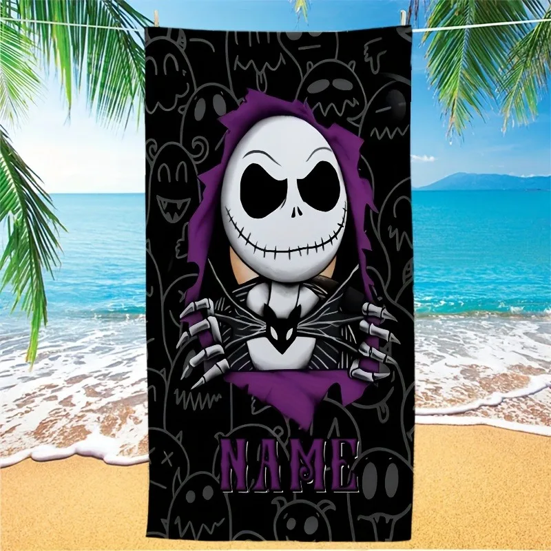 Персонализированное пляжное полотенце Jack Skellington на заказ: вышитое ваше имя! Подходит для пляжных полотенец, полотенец, банных полотенец.
Персонализированное пляжное полотенце Jack Skellington на заказ: вышитое ваше имя! Подходит для пляжных полотенец, полотенец, банных полотенец.