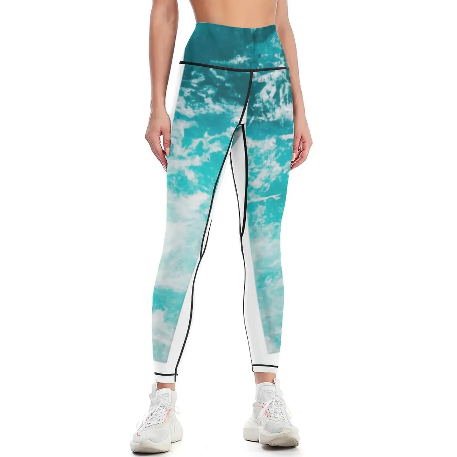 Blue Ocean Waves Leggings gym clothing Women's pants sporty woman push up workout shorts Womens Leggings
Blue Ocean Waves Leggings gym clothing Women's pants sporty woman push up workout shorts Womens Leggings