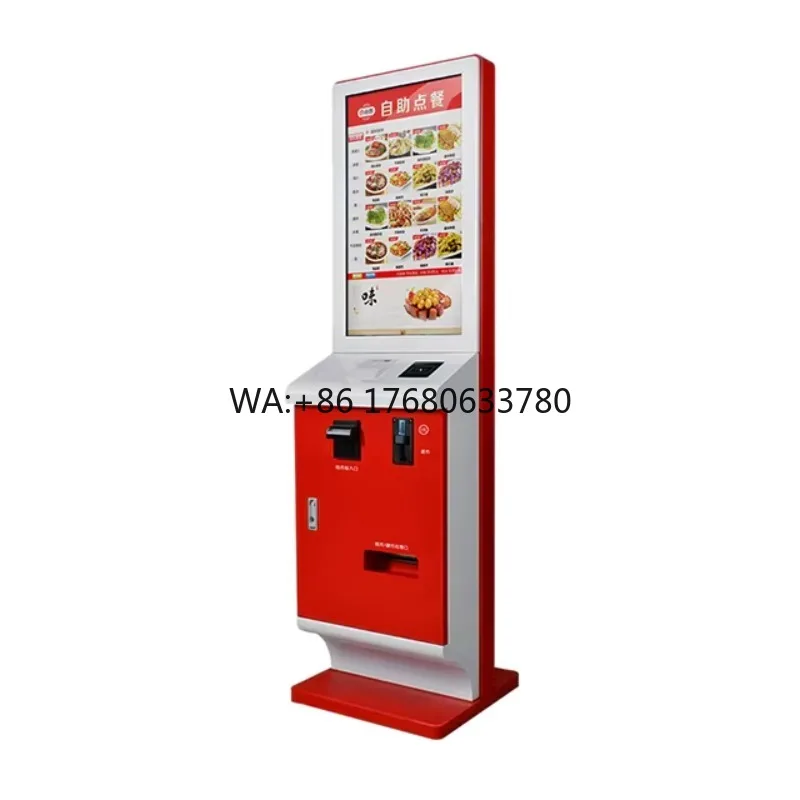 Service Touch Screen Digital Signage Fast Food Kiosk with POS Terminal Self Ordering Restaurant Machine
Service Touch Screen Digital Signage Fast Food Kiosk with POS Terminal Self Ordering Restaurant Machine