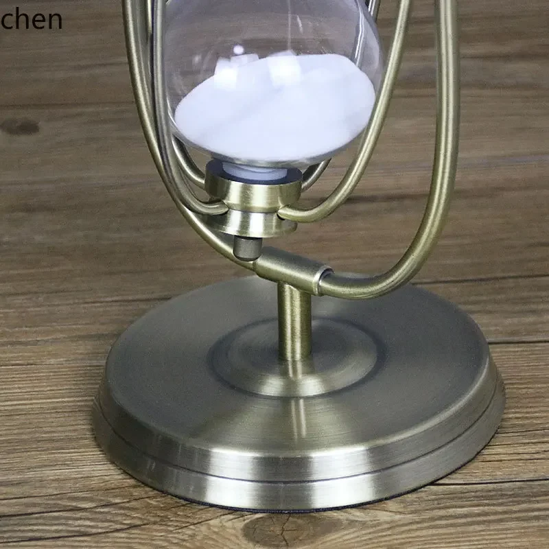 L15- Creative Simple Metal Hourglass Timer Ornament Home Decor Living Room Study
L15- Creative Simple Metal Hourglass Timer Ornament Home Decor Living Room Study