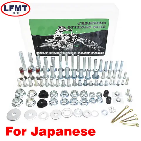 Kit de herramientas completo para reparación de pernos de tornillo de motocicleta, reparación de rescate, para HONDA SUZUKI KAWASAKI YAMAHA YZ WR RM RMZ KX KLX CR CRF 2003-2024