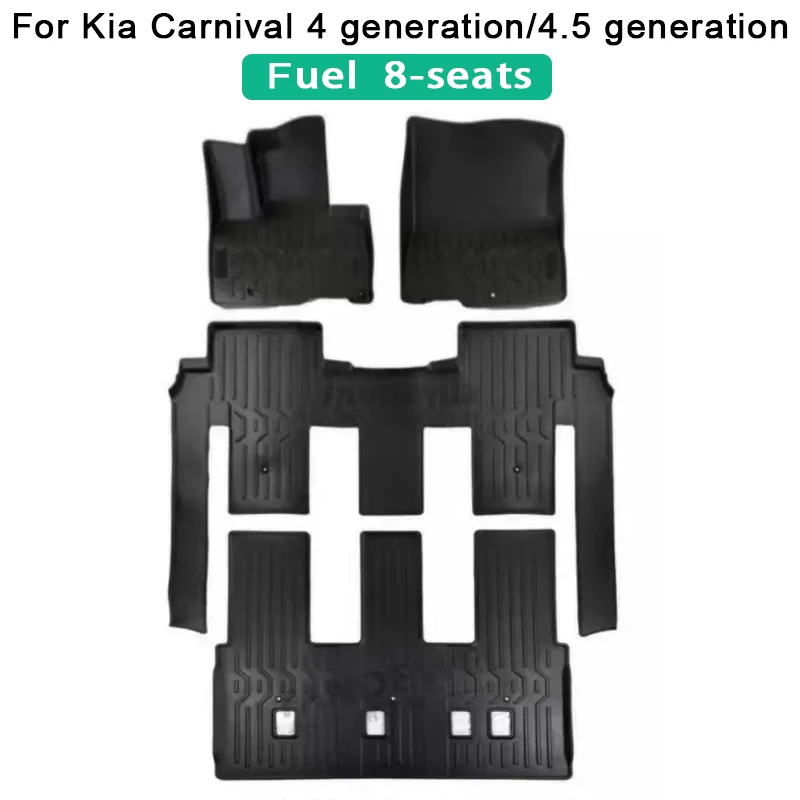 for Kia Carnival 4 generation 4.5 generation Fuel 8-seats Car Floor Mats TPE 3D Foot Mat Waterproof Accessories Black
for Kia Carnival 4 generation 4.5 generation Fuel 8-seats Car Floor Mats TPE 3D Foot Mat Waterproof Accessories Black