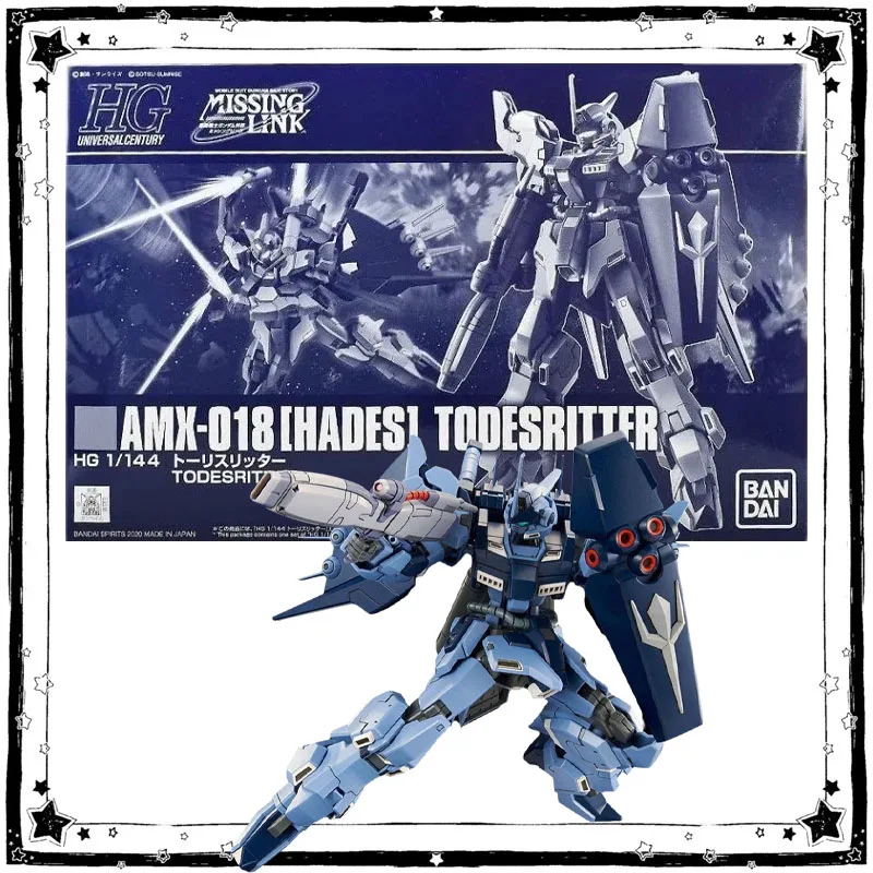 In Stock Bandai Gundam PB Model Kit Anime Figure HG 1/144 AMX-018 Todesritter Anime Action Figure Collection Assembly Model Toys
In Stock Bandai Gundam PB Model Kit Anime Figure HG 1/144 AMX-018 Todesritter Anime Action Figure Collection Assembly Model Toys