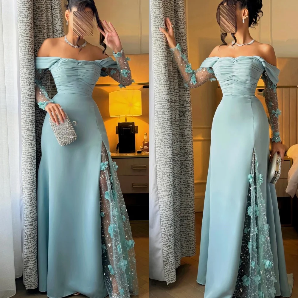 Customized Exquisite Off the Shoulder Sleeveless Evening Dress High Quality Satin Prom Dresses Sparkly Crystal Party Gowns
Customized Exquisite Off the Shoulder Sleeveless Evening Dress High Quality Satin Prom Dresses Sparkly Crystal Party Gowns
