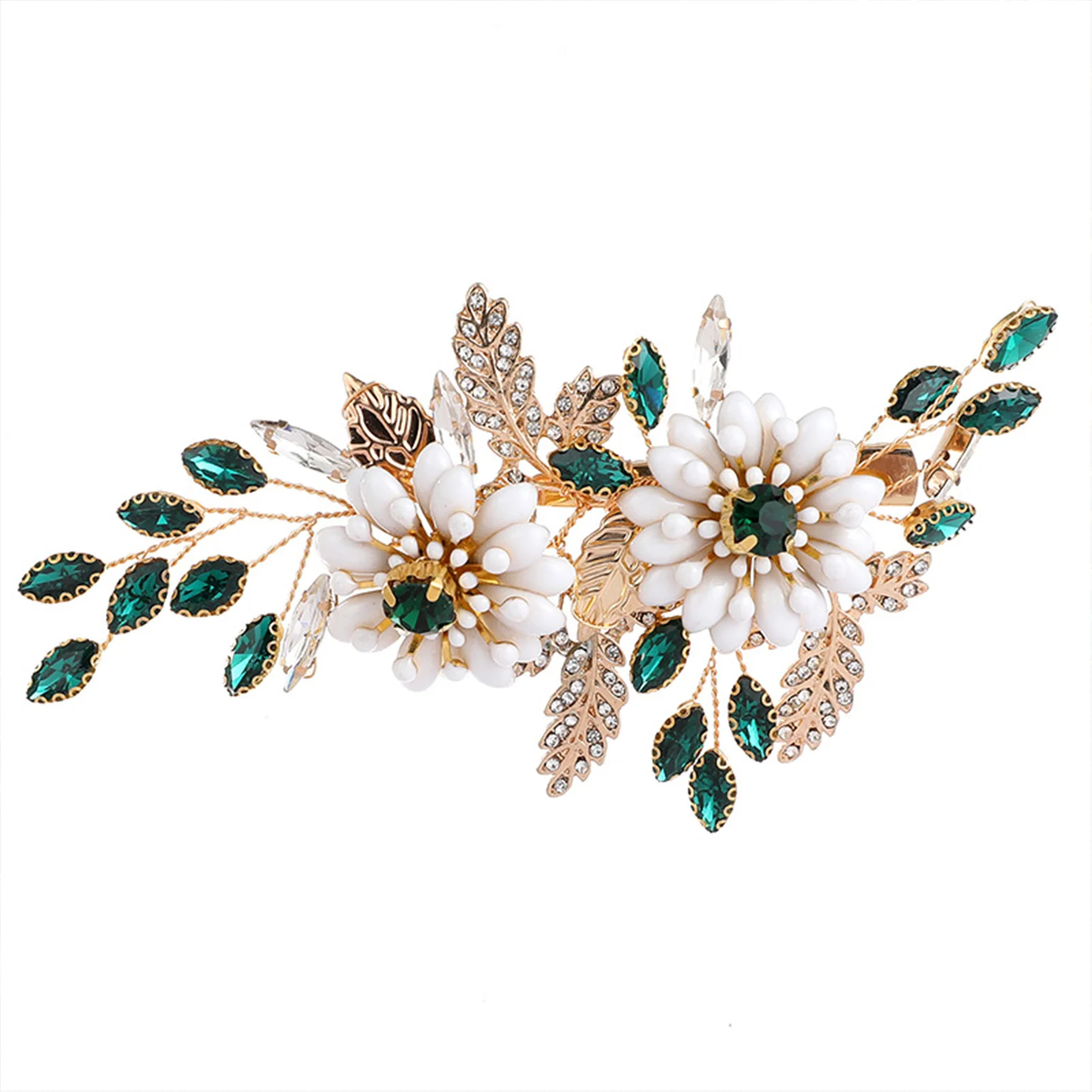 Flower Leaf Shape Duckbill Side Clips Rhinestones Setting Hair Weaving Jewelry for Thick Curly Hair Styling Decorative
Flower Leaf Shape Duckbill Side Clips Rhinestones Setting Hair Weaving Jewelry for Thick Curly Hair Styling Decorative