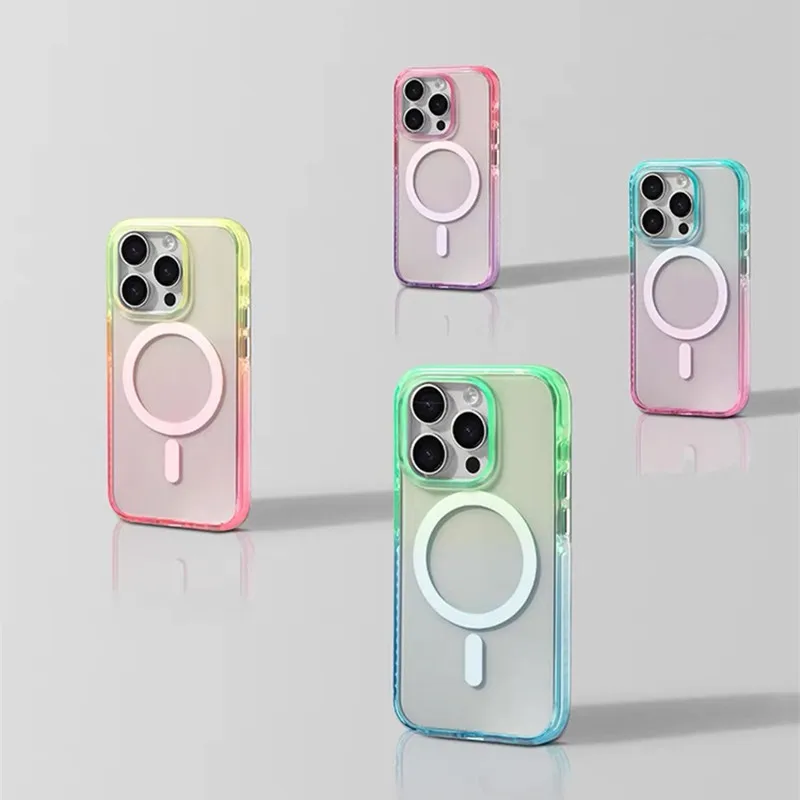 Suitable for Apple16Magnetic Phone Case16promaxGradient Color16proTransparent anti-drop case15promax
Suitable for Apple16Magnetic Phone Case16promaxGradient Color16proTransparent anti-drop case15promax