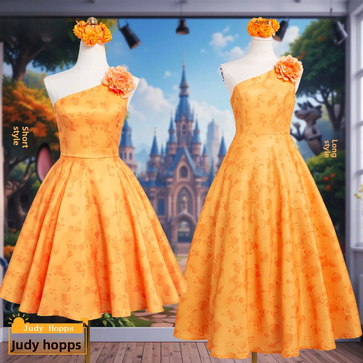 Girl Crazy Zootopia Judy Role Playing Yellow Printed Dress Halloween Performance Party Birthday Gift Princess Evening Dress
Girl Crazy Zootopia Judy Role Playing Yellow Printed Dress Halloween Performance Party Birthday Gift Princess Evening Dress