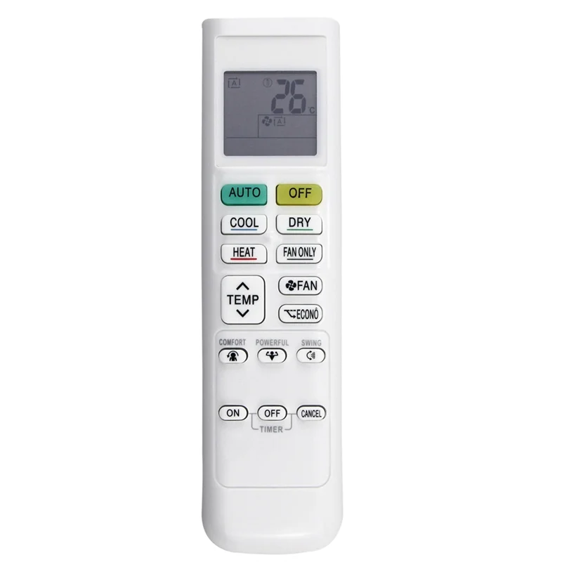 AT93-For DAIKIN Air Conditioner Replacement Remote Control-ARC480A1 For Models ARC480A6, ARC433B67, ARC433A1, ARC43
AT93-For DAIKIN Air Conditioner Replacement Remote Control-ARC480A1 For Models ARC480A6, ARC433B67, ARC433A1, ARC43