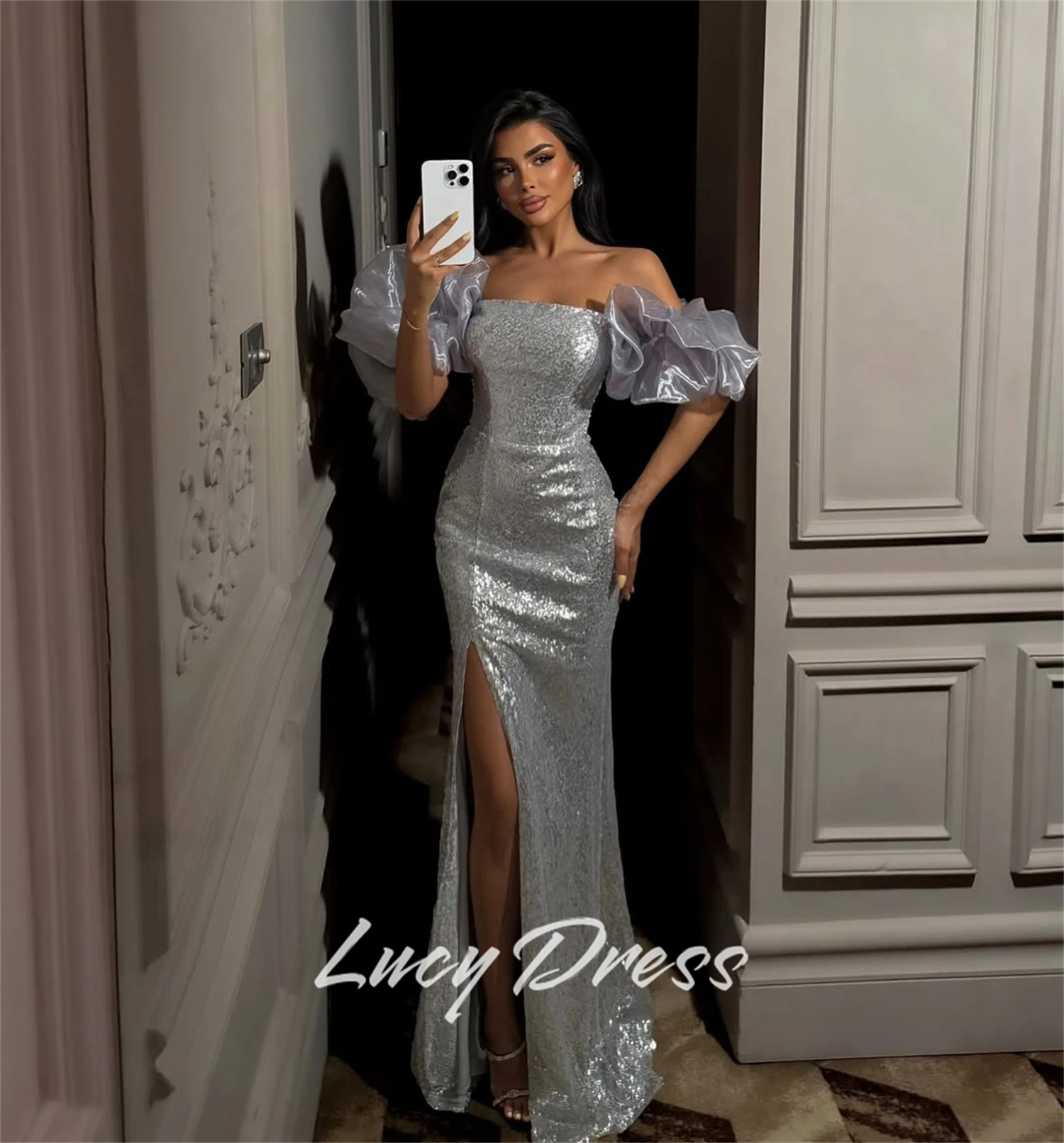 Lucy Customized Prom Dresses 2025 Woman Cocktail Dress Sharon Happy Evening Dresses Luxury Special Occasion Dress Mermaid
Lucy Customized Prom Dresses 2025 Woman Cocktail Dress Sharon Happy Evening Dresses Luxury Special Occasion Dress Mermaid