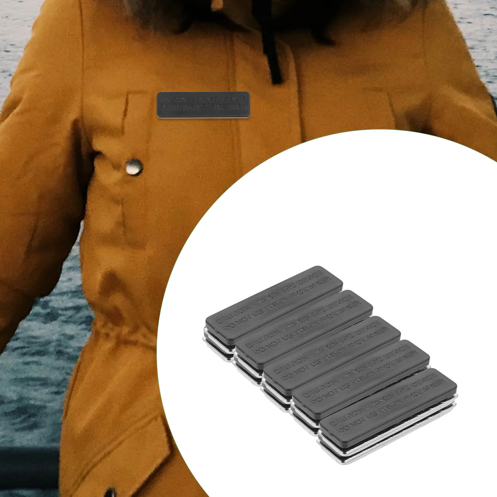 10pcs Magnetic Badge Holders 45x13mm Self Adhesive Backing Strong Reusable Name Tag Clips Safe Plastic
10pcs Magnetic Badge Holders 45x13mm Self Adhesive Backing Strong Reusable Name Tag Clips Safe Plastic