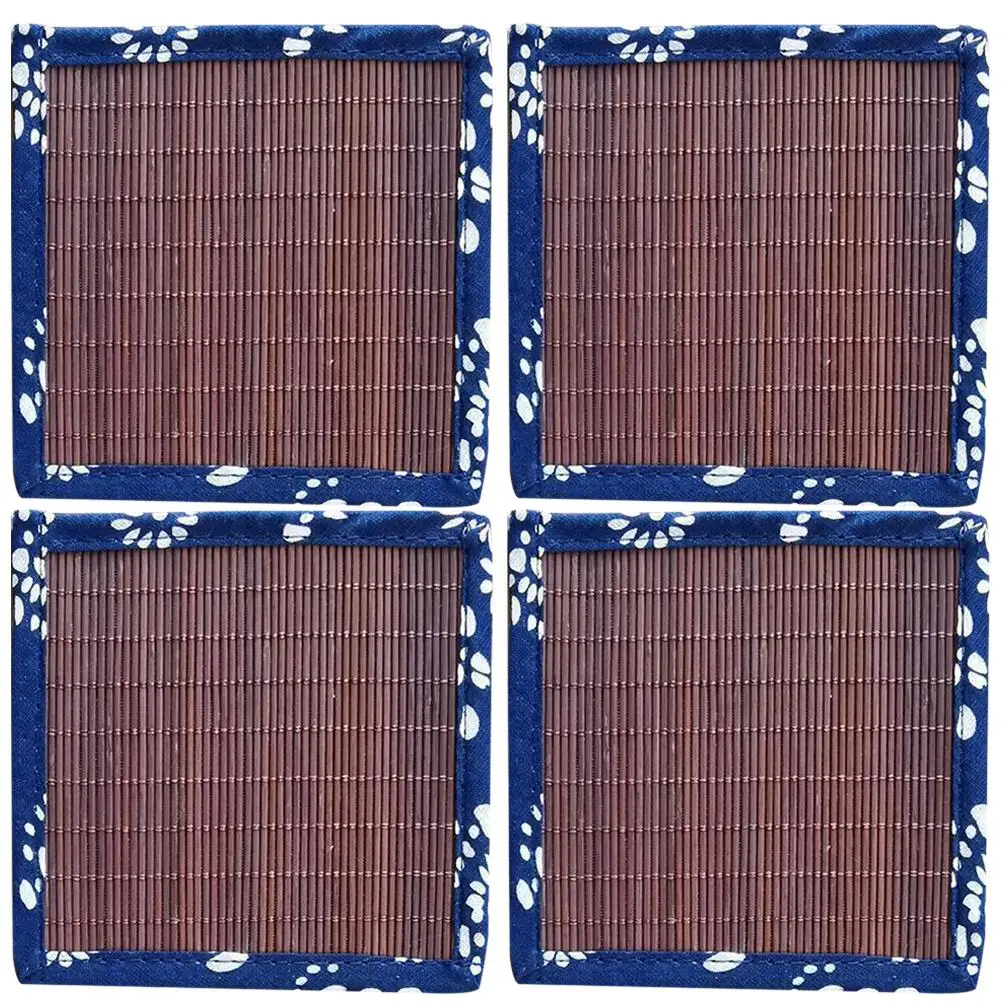4 Pcs Mat Fabric Coaster Woven Coasters Set Heat Insulated Pads Table Cup Mat Bamboo Coasters Non Slip Drink Home Decor
4 Pcs Mat Fabric Coaster Woven Coasters Set Heat Insulated Pads Table Cup Mat Bamboo Coasters Non Slip Drink Home Decor