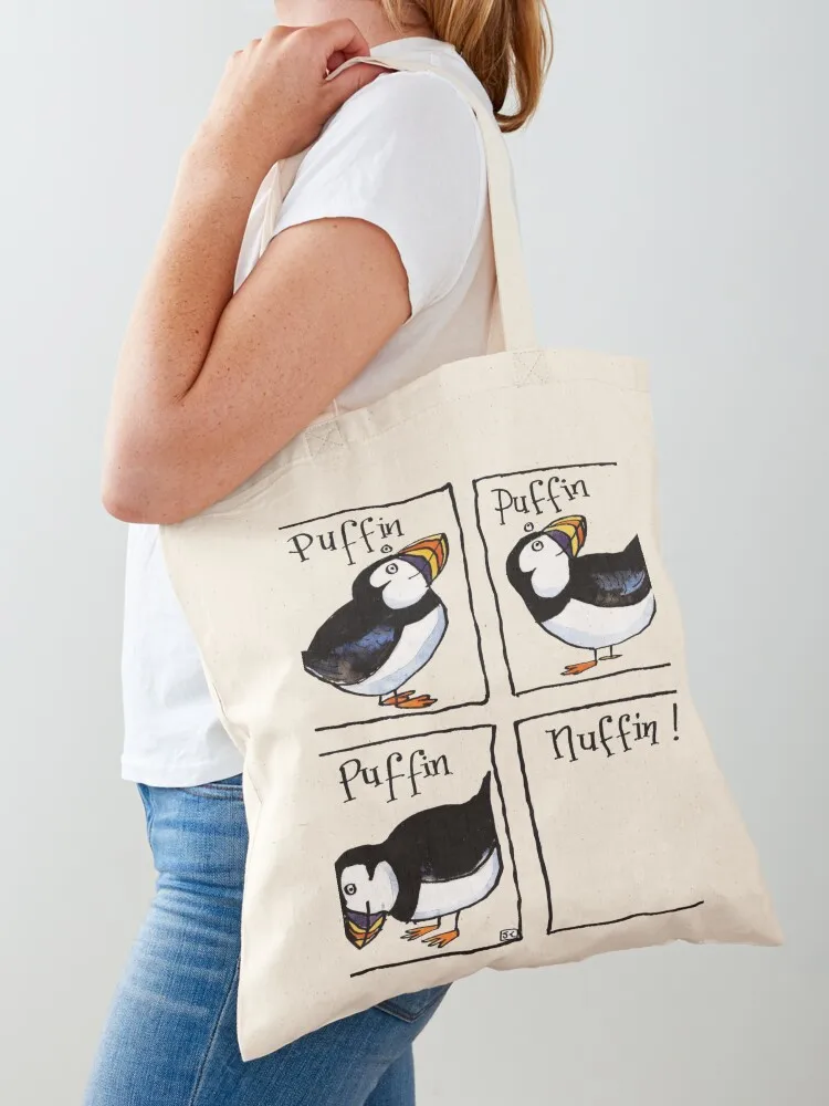 Puffin Puffin Puffin Nuffin Tote Bag handbag Custom bag shopping bag Handbags women
Puffin Puffin Puffin Nuffin Tote Bag handbag Custom bag shopping bag Handbags women
