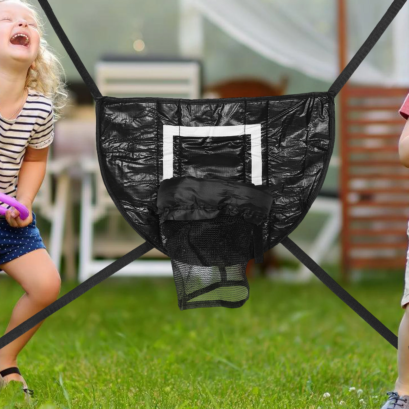 Black Trampoline Basketball Hoop Adjustable Backboard For Kids Dual Function Indoor Outdoor Play Accessory Tool
Black Trampoline Basketball Hoop Adjustable Backboard For Kids Dual Function Indoor Outdoor Play Accessory Tool