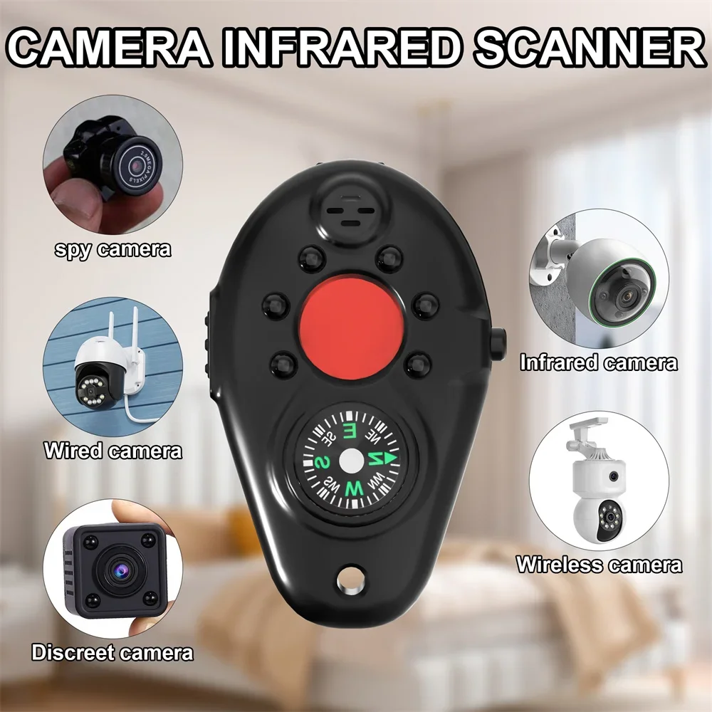Hidden Camera Detectors Hidden Devices Detector Spy Camera Finder Hidden Camera Detector RF Signal Scanner Device Detector
Hidden Camera Detectors Hidden Devices Detector Spy Camera Finder Hidden Camera Detector RF Signal Scanner Device Detector