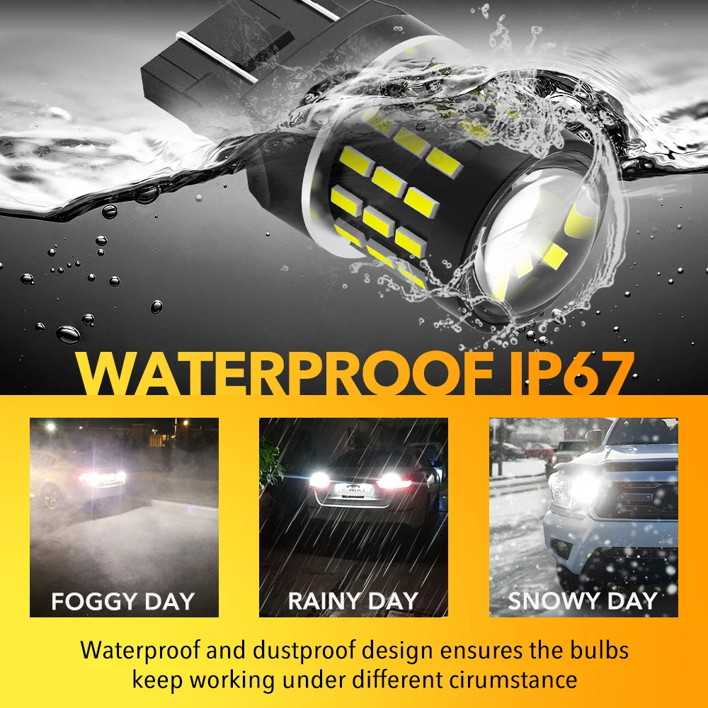 2 шт. светодиодные лампы T20 LED 7443 W21/5W Canbus 7440 WY21W W21W для заднего хода, парковки и дневных ходовых огней, без ошибок, белые, 12В
2 шт. светодиодные лампы T20 LED 7443 W21/5W Canbus 7440 WY21W W21W для заднего хода, парковки и дневных ходовых огней, без ошибок, белые, 12В