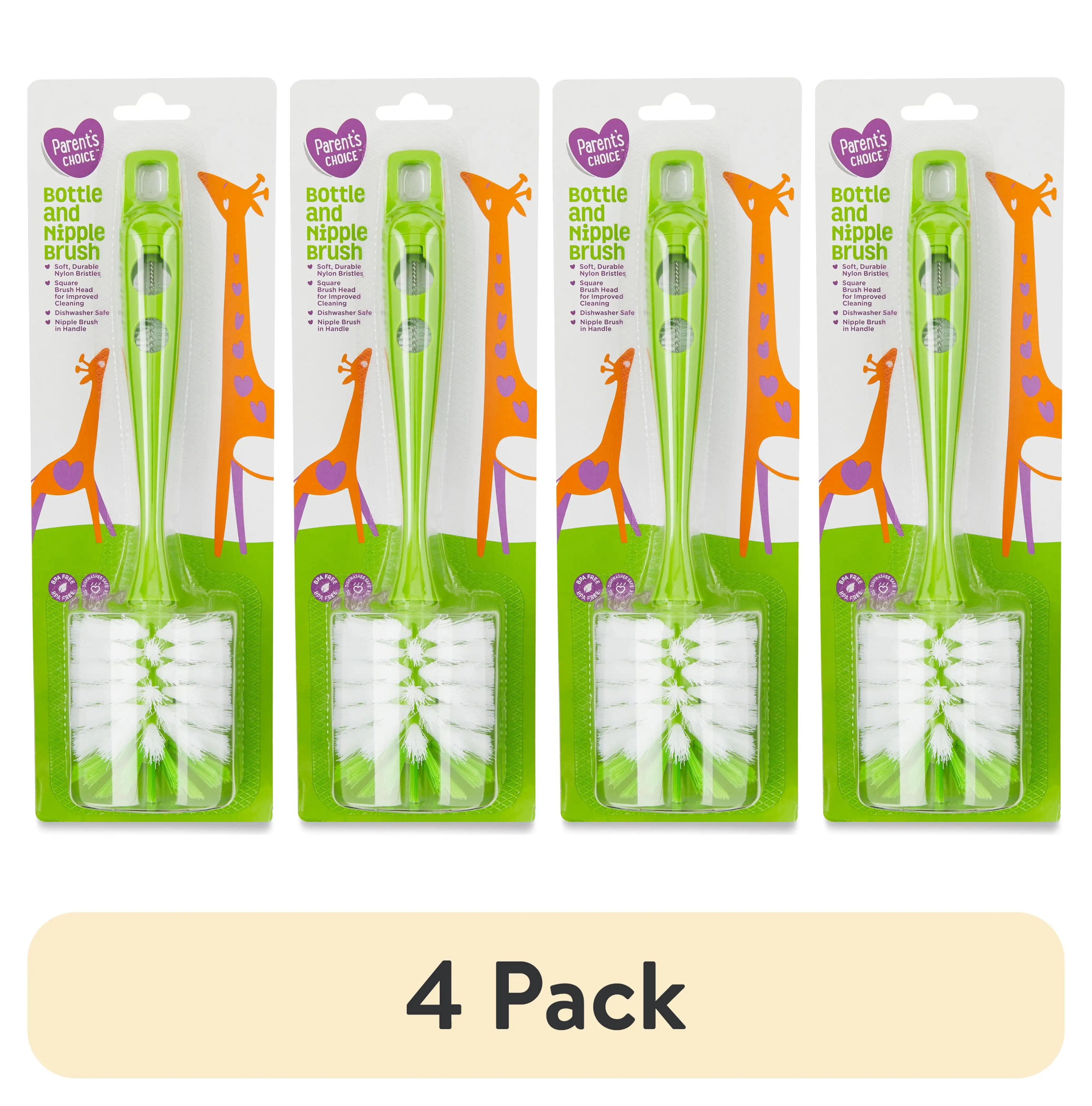 (4 pack)Bottle and Nipple Brush,Dishwasher safe for convenient cleaning,Comfortable, easy-grip handle
(4 pack)Bottle and Nipple Brush,Dishwasher safe for convenient cleaning,Comfortable, easy-grip handle