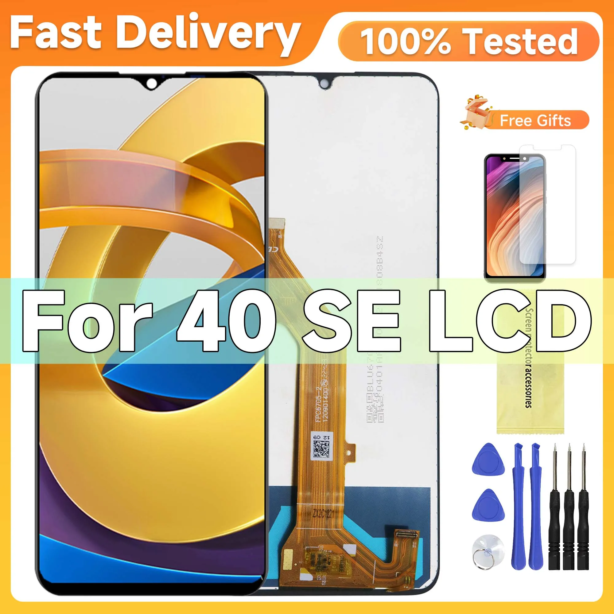 6.75" For TCL 40 SE LCD Display With Touch Screen Digitizer Full Assembly For TCL 40SE T610 T610K T610P LCD Repair part
6.75" For TCL 40 SE LCD Display With Touch Screen Digitizer Full Assembly For TCL 40SE T610 T610K T610P LCD Repair part