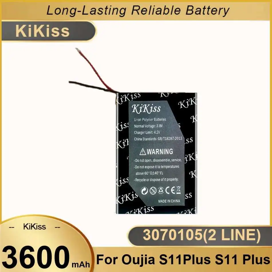 Для Oujia S11Plus S11 Plus надежный аккумулятор для мобильного телефона 3070105, 2 линии, 3600 мАч, высокая эффективность
Для Oujia S11Plus S11 Plus надежный аккумулятор для мобильного телефона 3070105, 2 линии, 3600 мАч, высокая эффективность