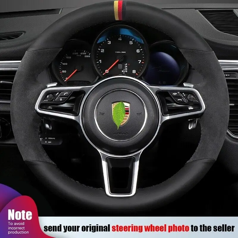 DIY Hand-stitched for Porsche 718 2022-2023 Cayenne 2015 Macan 2016-2021 Alcantara Steering Wheel Cover Car Interior Accessorie
DIY Hand-stitched for Porsche 718 2022-2023 Cayenne 2015 Macan 2016-2021 Alcantara Steering Wheel Cover Car Interior Accessorie