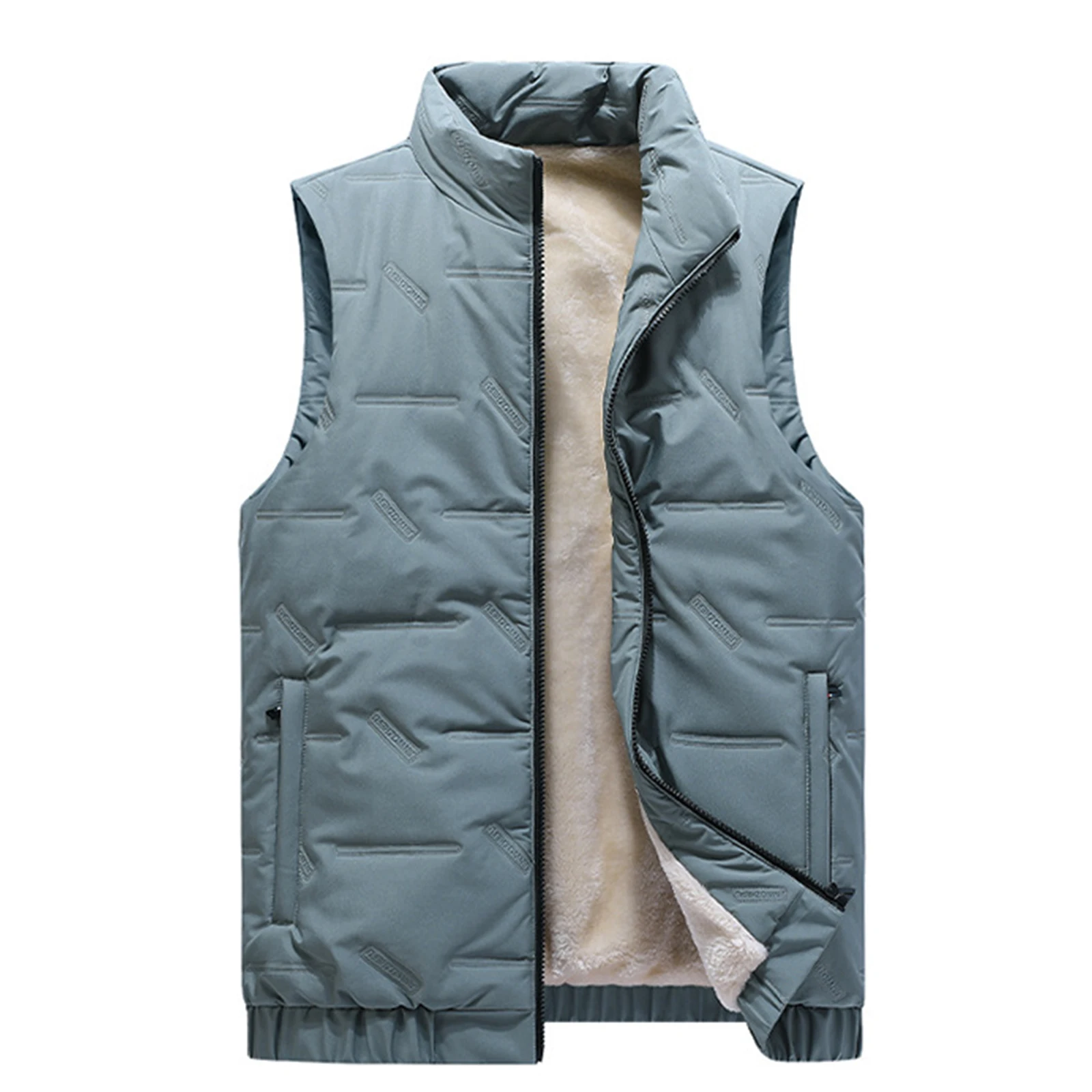 Mens Vest Jacket Men Autumn Warm Sleeveless Jackets Zipper Cotton Padded Thicken Cold Proof Plus Size Casual Straight Waistcoat
Mens Vest Jacket Men Autumn Warm Sleeveless Jackets Zipper Cotton Padded Thicken Cold Proof Plus Size Casual Straight Waistcoat